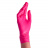 Перчатки нитриловые, неопудренные, текстурированные на пальцах, фуксия, XS