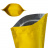 Дой-пак металлизированный пакет 105*150 мм, желтый матовый, зип-лок замок