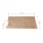 Бумажный крафт пакет с плоским дном и окном, 170(смещ. окно-85)*310 мм