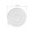 Пластиковая крышка для салатника, белая, 135 мм