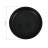 Тарелка Элит пластиковая 165 мм, черная
