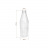 Бутылка ПЭТ прозрачная 1 литр, горлышко 38 мм, с ребрами жесткости