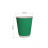 Бумажный гофрированный стакан, зеленый, 250 мл (макс. 270 мл)