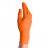 Перчатки латексные, неопудренные, текстурированные, оранжевые, M