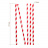 Трубочки для коктейлей в бумажной индивидуальной упаковке «Леденец», 195*6 мм