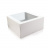 Коробка для торта с окном, белая, 225*225*110 мм