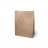 Бумажный крафт пакет без ручек с прямоугольным дном, 260*150*340 мм