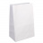 Бумажный пакет с прямоугольным дном 240*110*320 мм, 80 г/м, белый