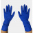 Перчатки латексные High Risk, размер L, синие, неопудренные