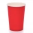 Бумажный стакан 450 мл (макс. 500 мл), однослойный, d=90мм, красный