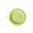 Одноразовая тарелка, зеленая, 178 мм